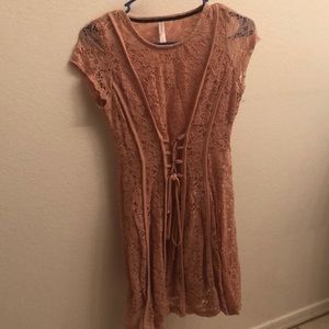 Light pink lacy dress